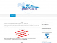 lauf-festival-ploener-see.de Webseite Vorschau
