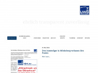 uwg-moenkeberg.de Webseite Vorschau