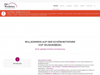 hof-wunderberg.de Webseite Vorschau