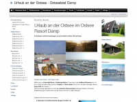 ostsee-damp.de Webseite Vorschau