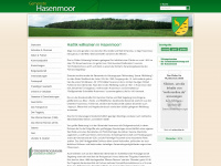 hasenmoor.de Webseite Vorschau