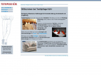 textilpflege-kuehl.de Webseite Vorschau