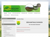 kattendorf.de Webseite Vorschau