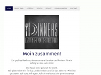 dinners.de Webseite Vorschau