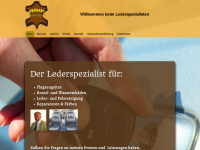 lederreinigung-krueger.de Webseite Vorschau