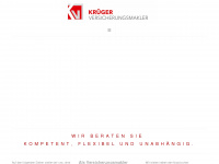 krueger-versicherungsmakler.de Webseite Vorschau