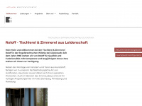 tischlerei-roloff.de Webseite Vorschau