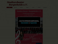 stadtorchester-bargteheide.de Webseite Vorschau