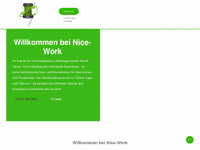 nice-work.de Webseite Vorschau
