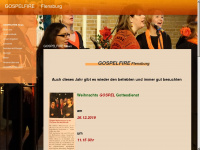 gospelfire-flensburg.de Webseite Vorschau