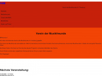 musikfreunde-flensburg.de Webseite Vorschau