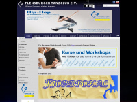 flensburger-tanzclub.de Webseite Vorschau