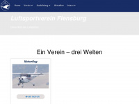 luftsportverein-flensburg.de Webseite Vorschau