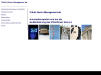 public-sector-management.de Webseite Vorschau