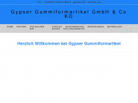 gummiformartikel-gypser.de Webseite Vorschau