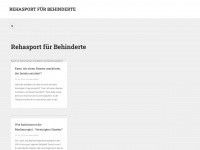 behinderten-rehasport.de Webseite Vorschau