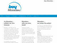 boy-messebau.de Webseite Vorschau