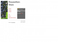 roussillon-wein.de Webseite Vorschau