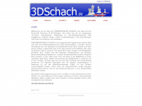 3dschach.de Webseite Vorschau