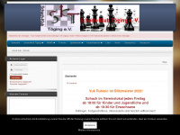 schachklub-toeging.de Webseite Vorschau