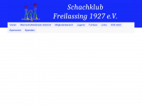 schachklub-freilassing.de Webseite Vorschau