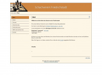 schach-friedrichstadt.de Webseite Vorschau