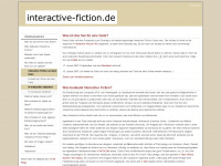 interactive-fiction.de Webseite Vorschau