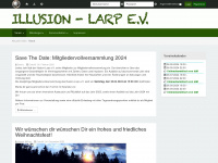 illusion-larp.de Webseite Vorschau