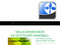 eks-handball.de Webseite Vorschau