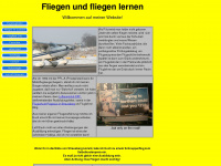 learn-to-fly.de Webseite Vorschau