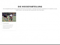 greuther-fuerth-hockey.de Webseite Vorschau