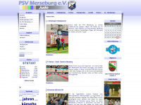 psv-merseburg.de Webseite Vorschau