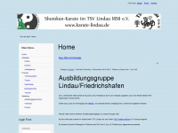 karate-lindau.de Webseite Vorschau