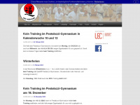 karate-usc.de Webseite Vorschau