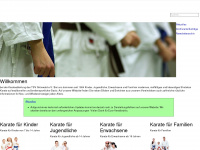karate-gruenwald.de Webseite Vorschau