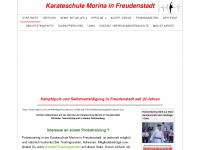 karate-schule-morina.de Webseite Vorschau