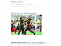 kickboxen24.de Webseite Vorschau