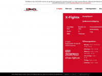 x-fights.de Webseite Vorschau