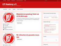 lfv-hamburg.de Webseite Vorschau