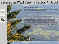 waldverein-arnbruck.de Webseite Vorschau