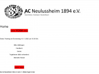 ac-neulussheim.de Webseite Vorschau
