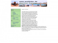 pushbike.de Webseite Vorschau