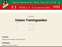 krtc-fuerstenwalde.de Webseite Vorschau