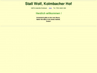 kolmbacher-hof.de Webseite Vorschau