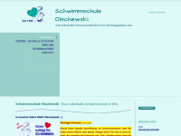 schwimmschule-olschewski.de Webseite Vorschau