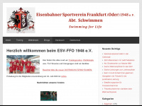 esv-ffo.de Webseite Vorschau