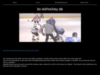 bc-eishockey.de Webseite Vorschau