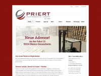 priert-palettenservice.de Webseite Vorschau