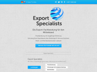 exportspecialists.de Webseite Vorschau