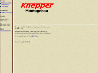 kneppermontagebau.de Webseite Vorschau